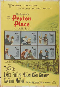 Peyton Place Movie Poster Print showcasing classic film imagery.