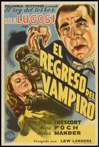 The Return of Frank James Movie Poster Print featuring classic cinema imagery.