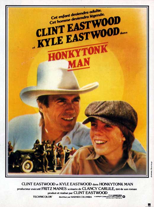 Honkytonk Man Movie Poster Print showcasing classic film art.