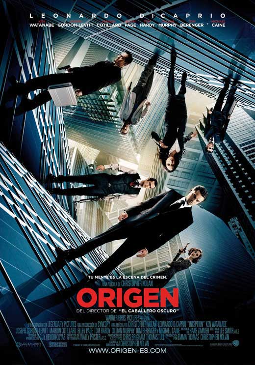 Inception Movie Poster Print showcasing dreamlike visuals