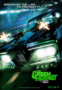 The Green Hornet Movie Poster Print featuring vibrant colors and dynamic design.