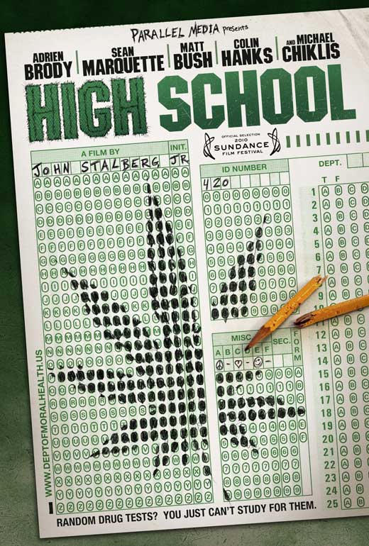 High School Movie Poster Print showcasing nostalgia and youthful exuberance.