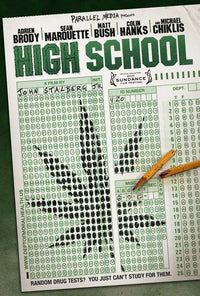 High School Movie Poster Print showcasing nostalgia and youthful exuberance.