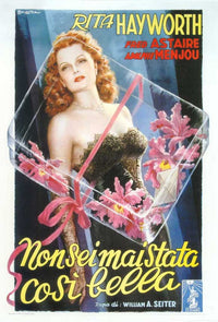 You Were Never Lovelier Movie Poster Print showcasing classic cinema charm.