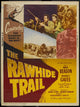 The Rawhide Trail Movie Poster Print showcasing classic Western film art.