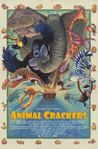 Animal Crackers Movie Poster Print featuring classic film art.