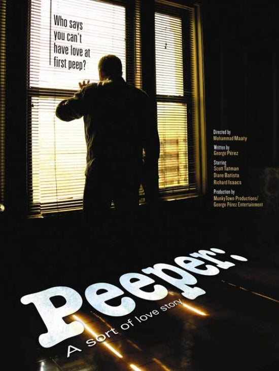 Peeper A Sort of Love Story Movie Poster Print featuring vibrant colors
