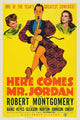 Here Comes Mr. Jordan Movie Poster Print showcasing classic cinema artwork.