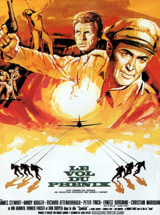 Flight of the Phoenix Movie Poster Print showcasing dramatic film art.