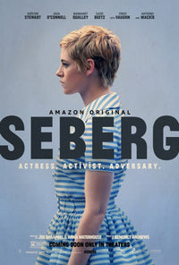 Seberg Movie Poster Print showcasing classic cinematic art.
