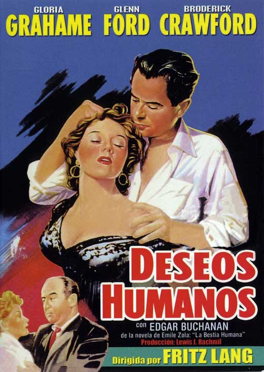 Human Desire Movie Poster Print, vibrant film art for home decor.