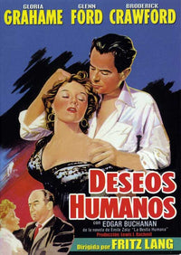 Human Desire Movie Poster Print, vibrant film art for home decor.