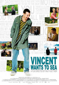 Vincent Wants to Sea Movie Poster Print featuring emotional journey artwork