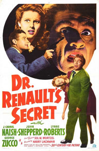 Dr. Renault's Secret Movie Poster Print featuring classic film art.