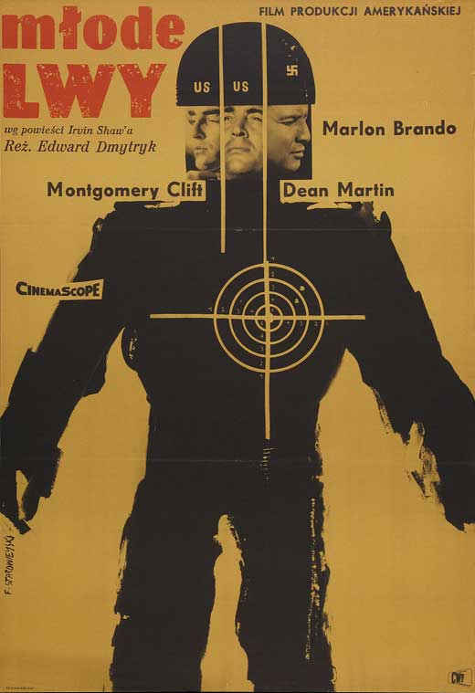 The Young Lions Movie Poster Print showcasing classic film art.
