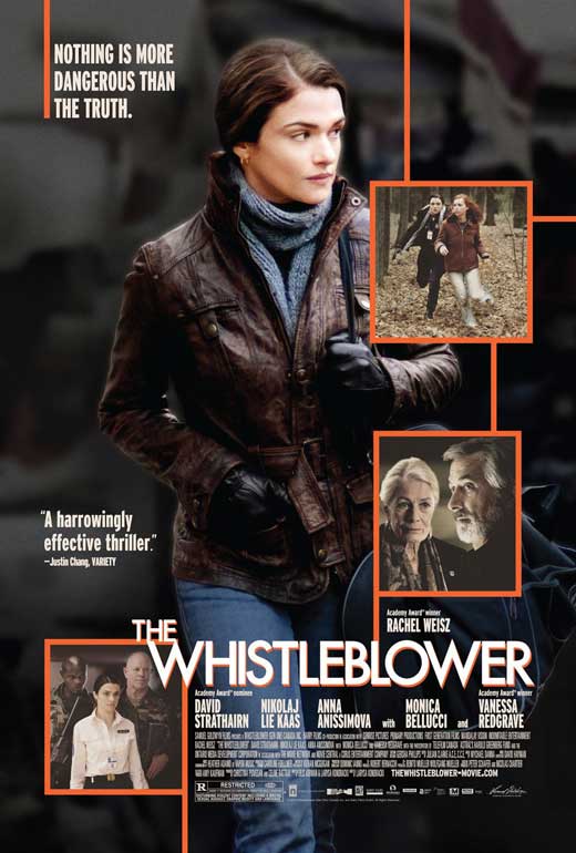 'The Whistleblower' Movie Poster Print, available in various sizes.
