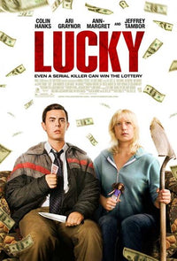 Lucky Movie Poster Print showcasing vibrant graphics.