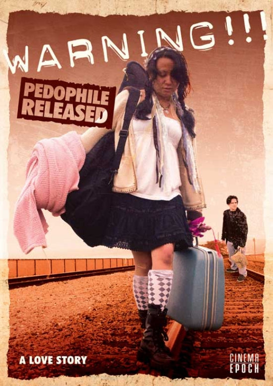Warning Pedophile Released Movie Poster Print, thought-provoking film artwork.