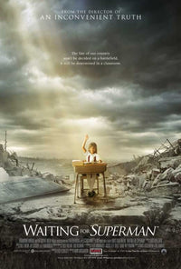 Waiting for Superman Movie Poster Print showcasing educational reform themes.