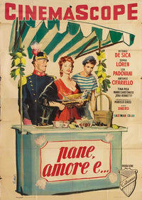 Scandal in Sorrento Movie Poster Print featuring vibrant imagery.