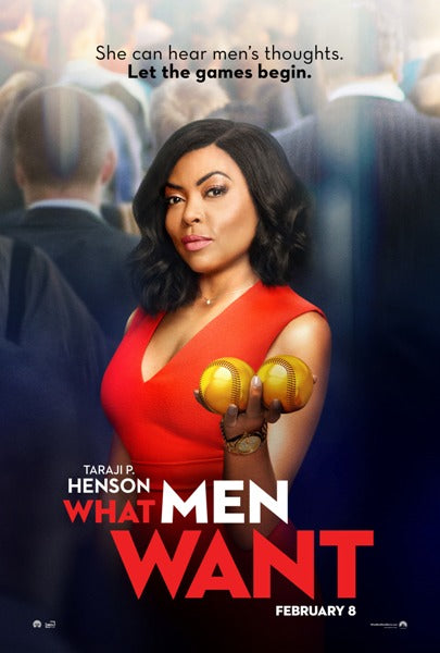 What Men Want Movie Poster Print featuring dynamic characters and engaging storyline.