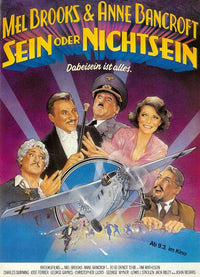 To Be or Not to Be Movie Poster Print featuring classic film themes.