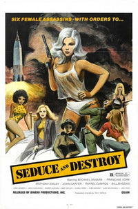 The Doll Squad Movie Poster Print featuring vibrant artwork.