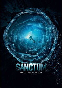 Sanctum Movie Poster Print featuring underwater adventure themes.