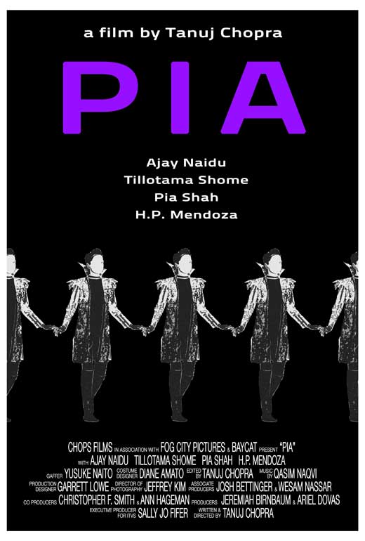 Pia Movie Poster Print showcasing vibrant cinema imagery.