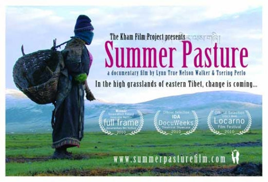 Summer Pasture Movie Poster Print, serene nature scene art