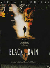 Black Rain Movie Poster Print showcasing iconic film imagery