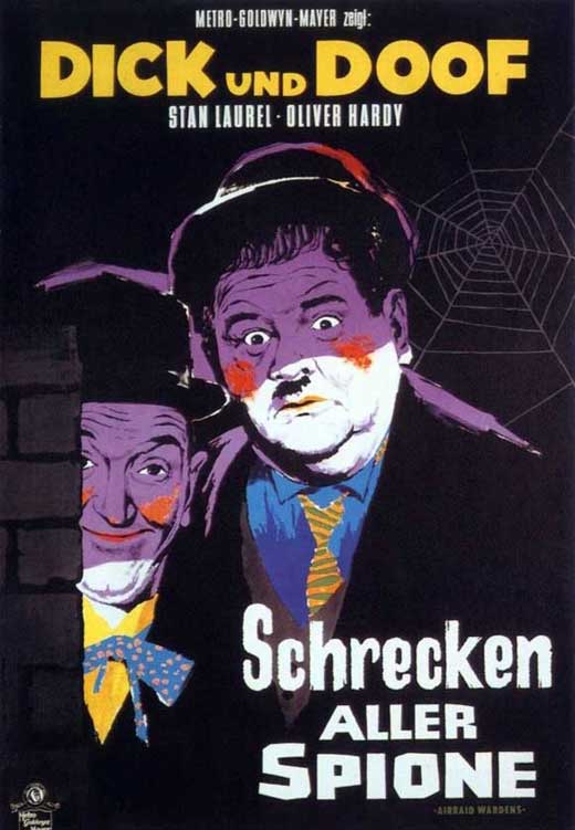 Air Raid Wardens Movie Poster Print showcasing classic cinema artwork.