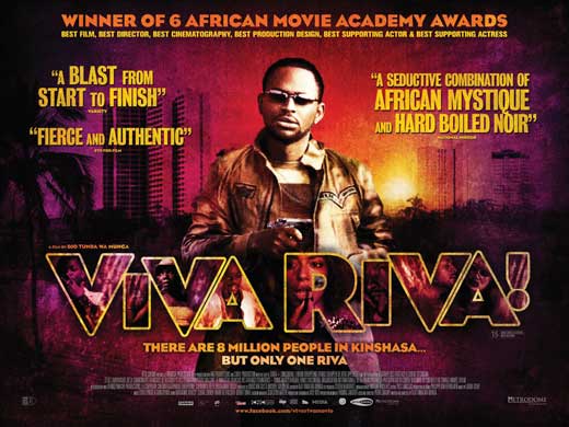 Viva Riva! Movie Poster Print showcasing vibrant colors and design.