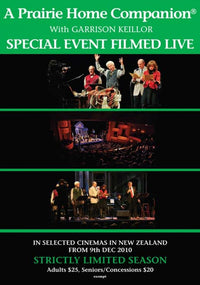A Prairie Home Companion Live in HD Movie Poster showcasing vibrant colors and quality design.