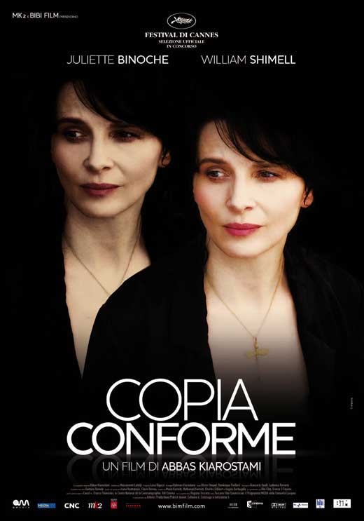 Certified Copy Movie Poster Print showcasing art and authenticity themes.