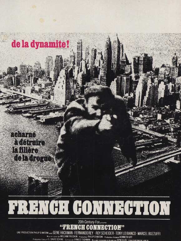 The French Connection Movie Poster Print showcasing cinematic art.