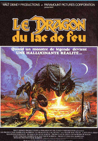 Dragonslayer Movie Poster Print showcasing epic fantasy art.