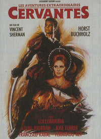 Cervantes Movie Poster Print showcasing classic literature theme.