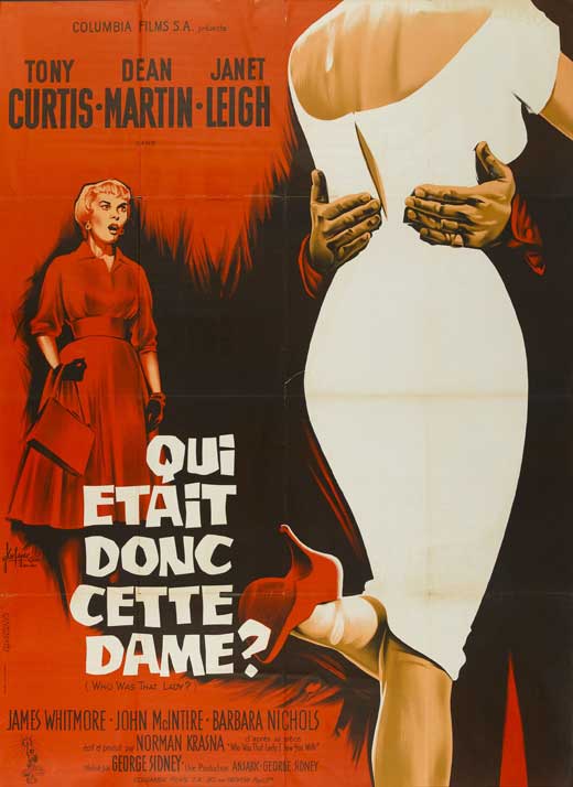 Who Was That Lady Movie Poster Print on premium heavy stock paper.