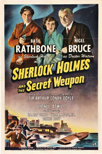 Sherlock Holmes and the Secret Weapon Movie Poster Print