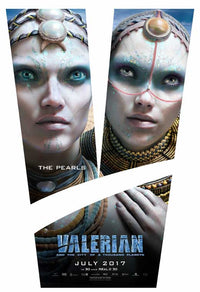 Valerian and the City of a Thousand Planets movie poster featuring vibrant visuals.