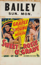 Sweet Rosie O'Grady Movie Poster Print showcasing vibrant film art.