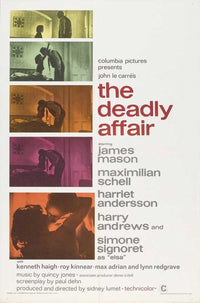 The Deadly Affair Movie Poster Print featuring classic cinema artwork