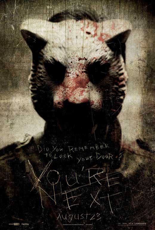 You're Next movie poster print featuring suspenseful artwork.