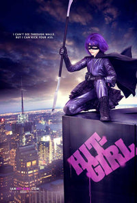Kick-Ass Movie Poster Print featuring action-packed scenes from the film.