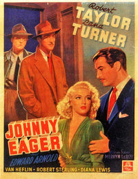 Johnny Eager Movie Poster Print featuring classic film visuals