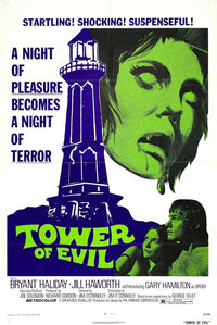 Horror on Snape Island Movie Poster Print featuring chilling artwork.
