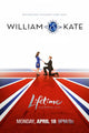 William & Kate Movie Poster Print featuring the royal couple.