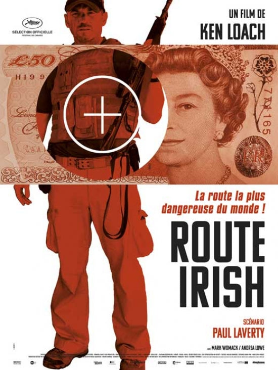 Route Irish Movie Poster Print showcasing the film's intense visuals.
