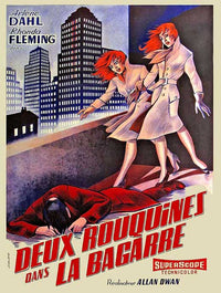 Slightly Scarlet Movie Poster Print showcasing classic film imagery.